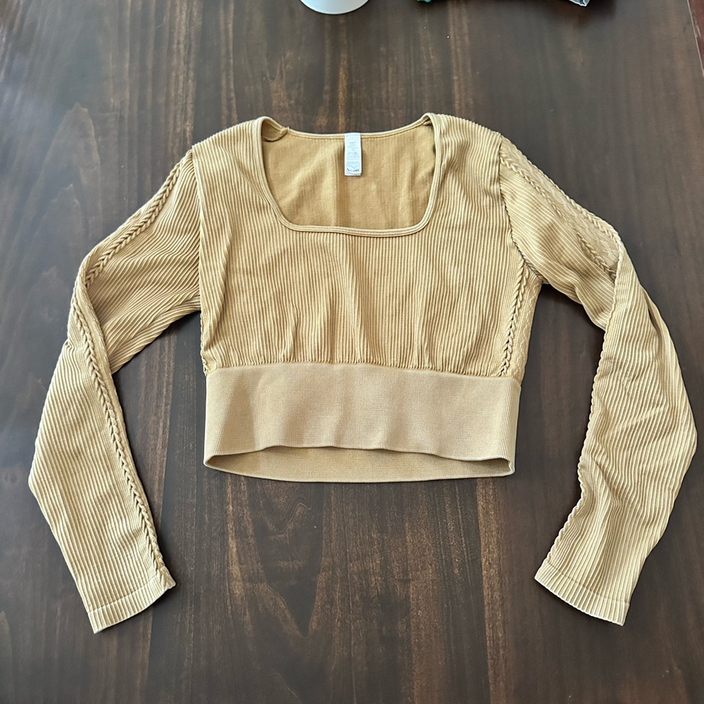 OFFLINE Aerie long sleeve workout crop top